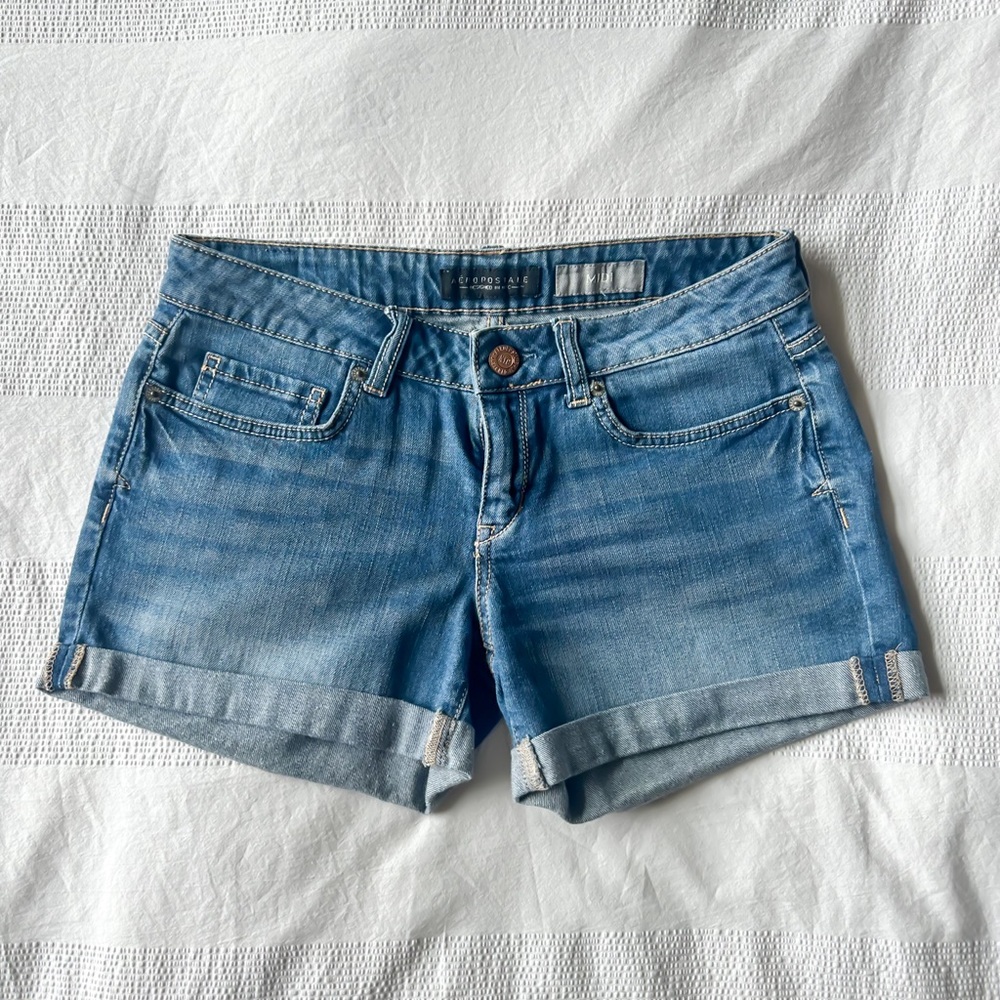 Aeropostale Midi Jean Shorts